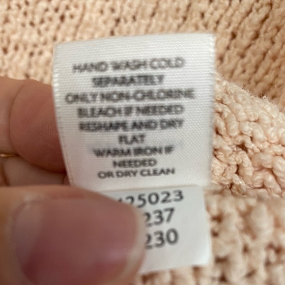 J.Jill  Women's XL Soft Pink Knit Scoop Neck Sweater - Picture 7 of 12